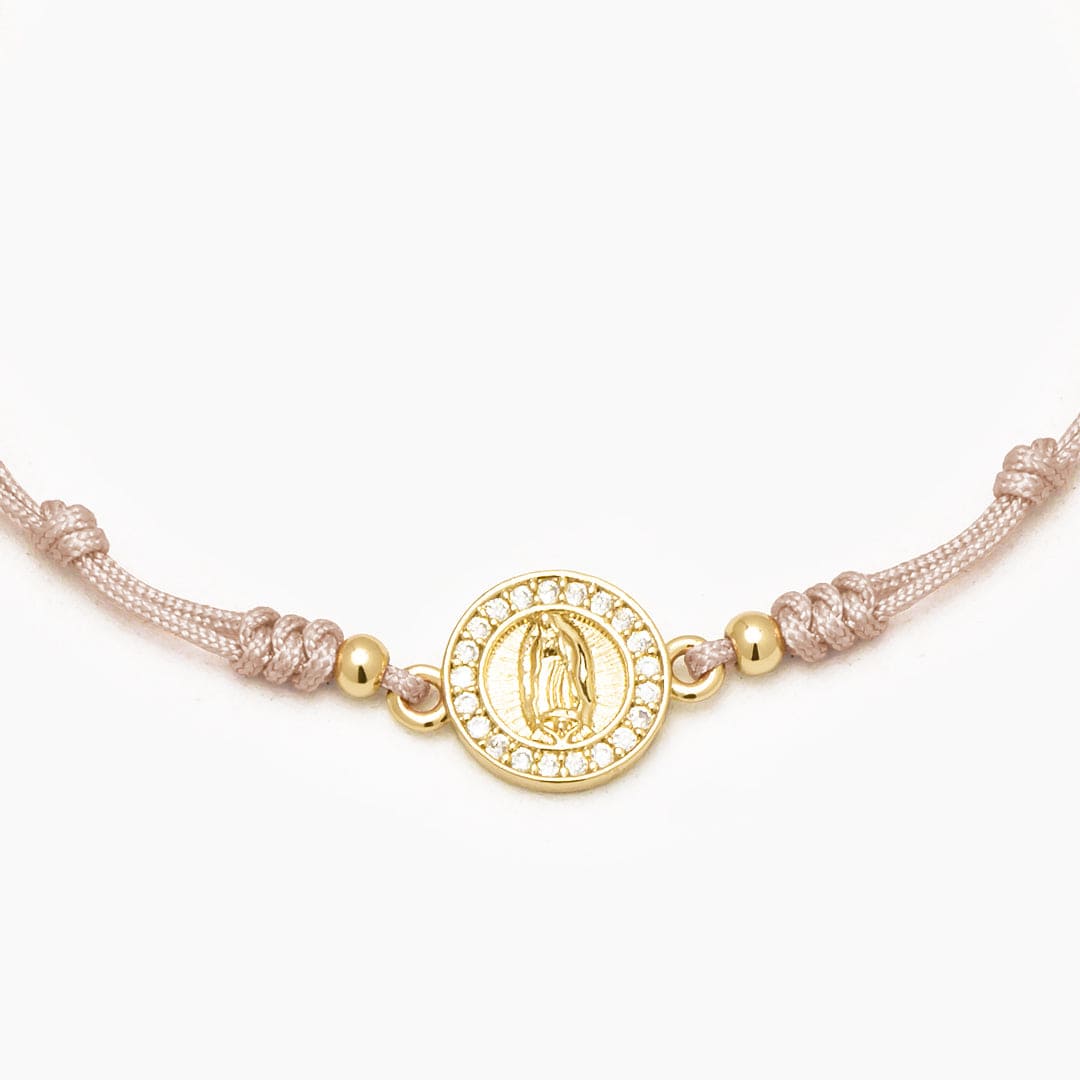 PULSERA HILO GUADALUPE - NUDE