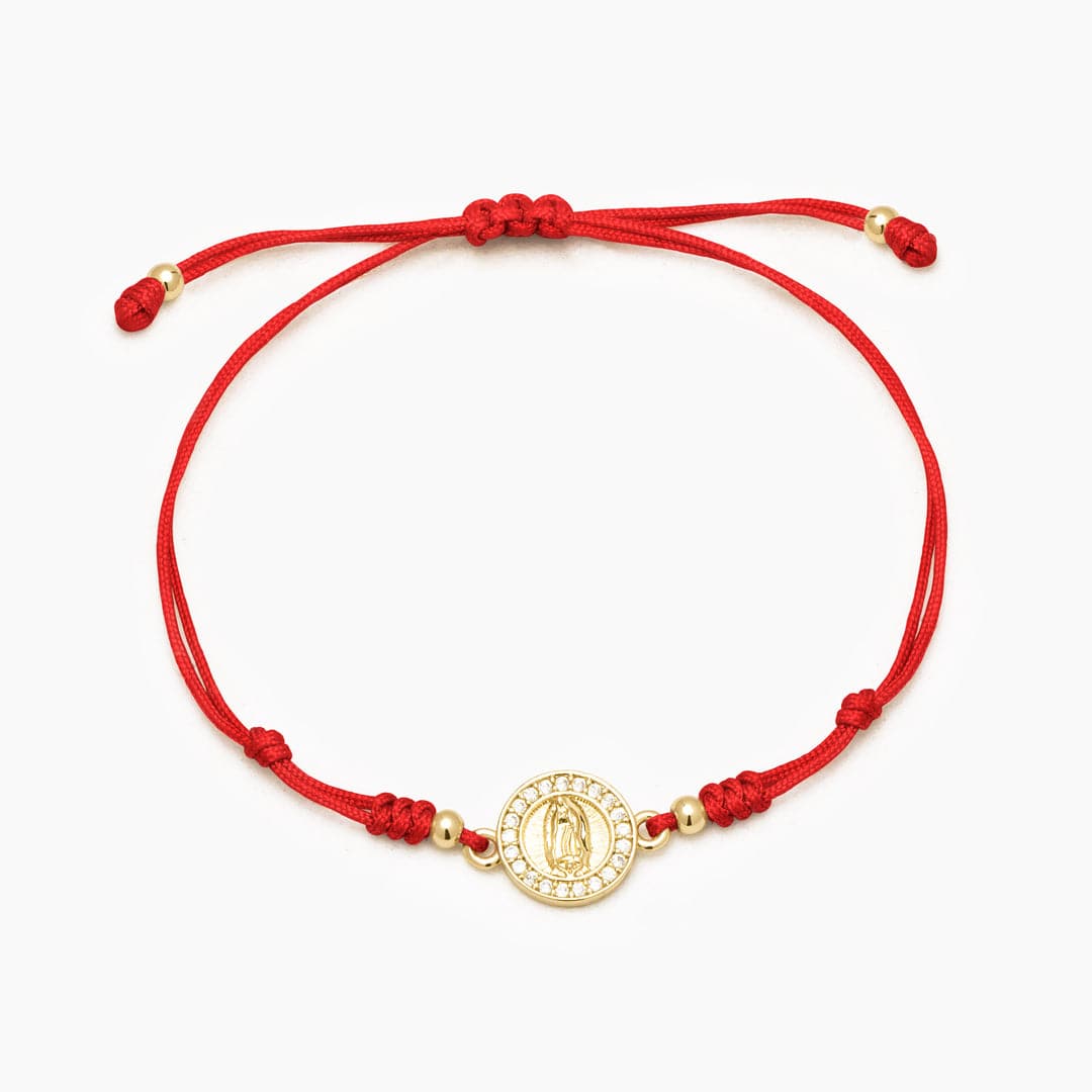 PULSERA HILO GUADALUPE - RED