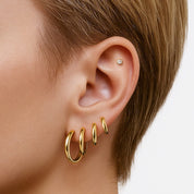 ELLEN PIERCING TITANIO GOLD - WATERPROOF