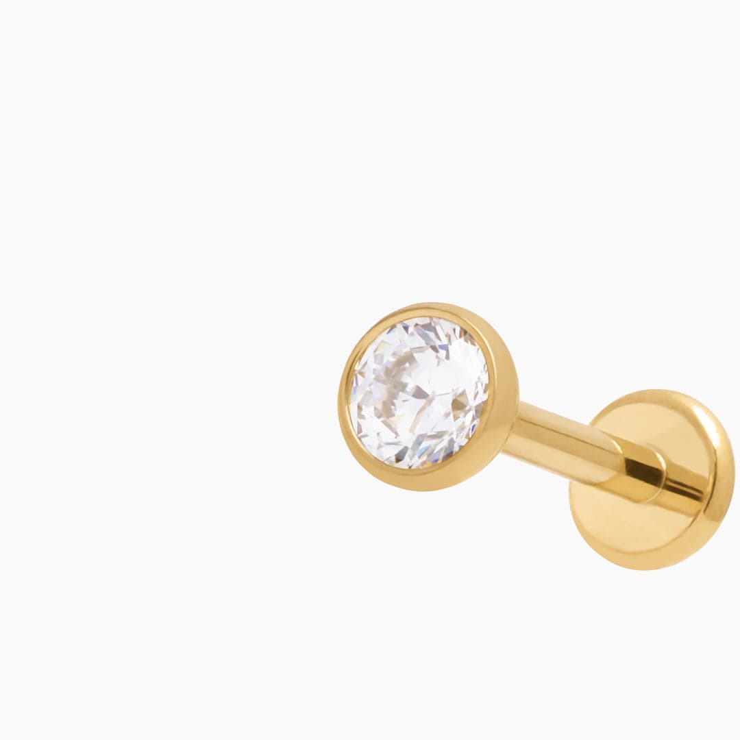 ELLEN PIERCING TITANIO GOLD - WATERPROOF