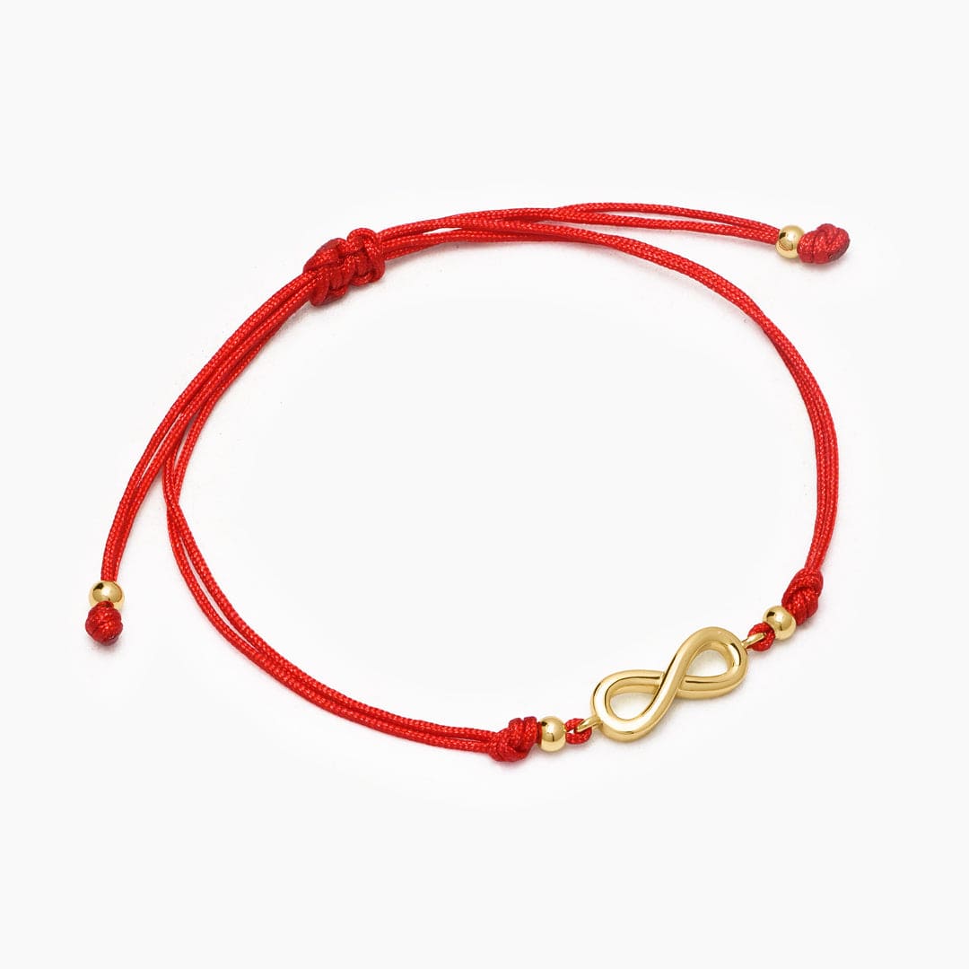 PULSERA HILO INFINITY - RED