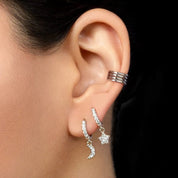 AFRICA EAR CUFF SILVER - PLATA925