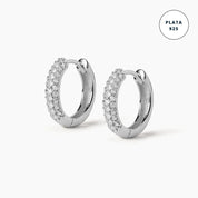 SOFIA HOOPS - SILVER PLATA925