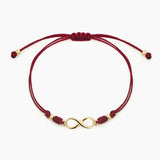 PULSERA HILO INFINIDAD - BORGOÑA