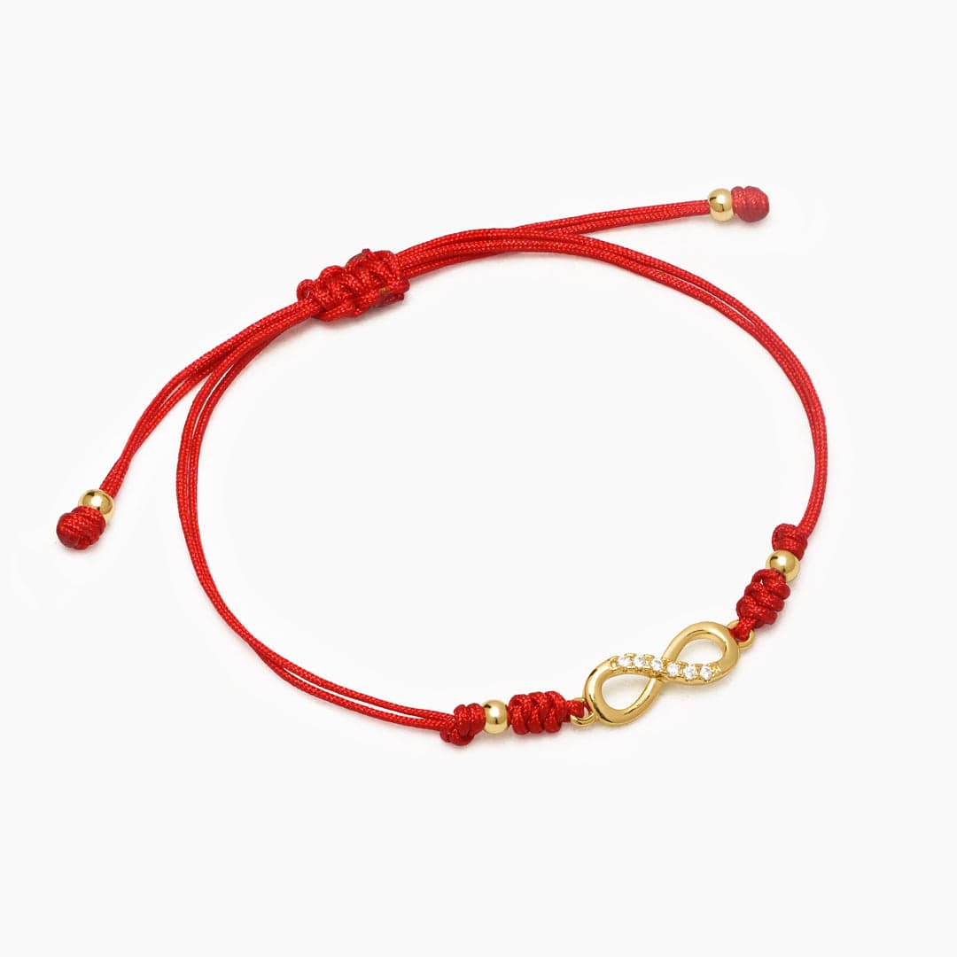 PULSERA HILO INFINITO - RED