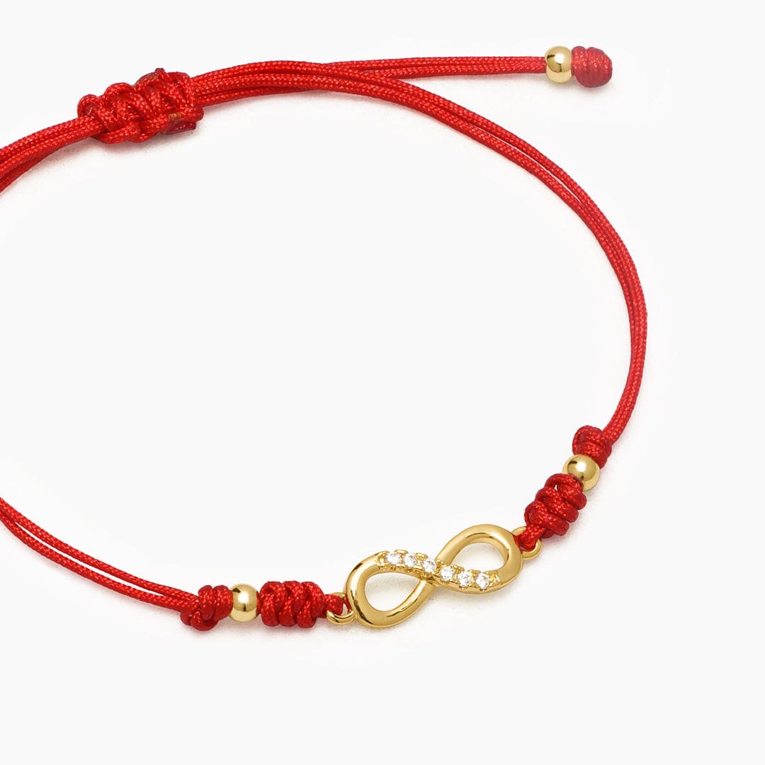 PULSERA HILO INFINITO - RED