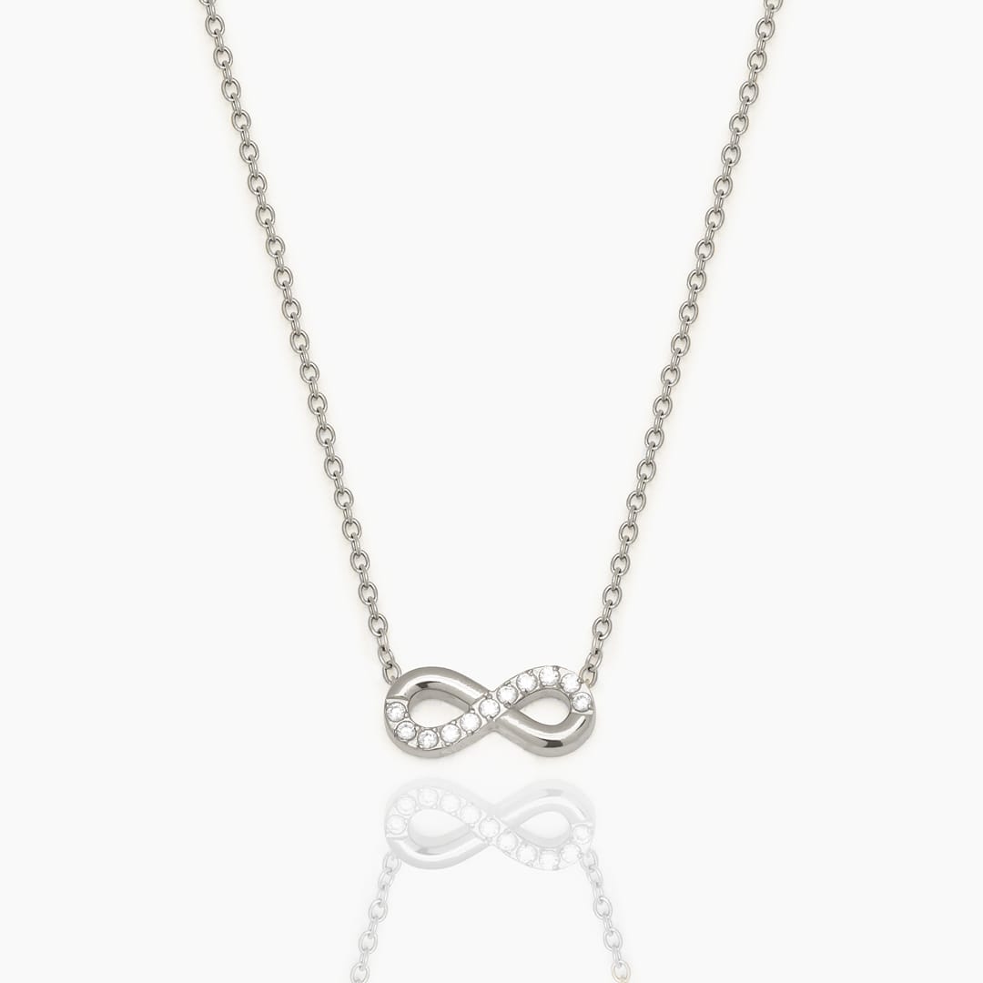 COLLAR INFINITO SILVER - WATERPROOF