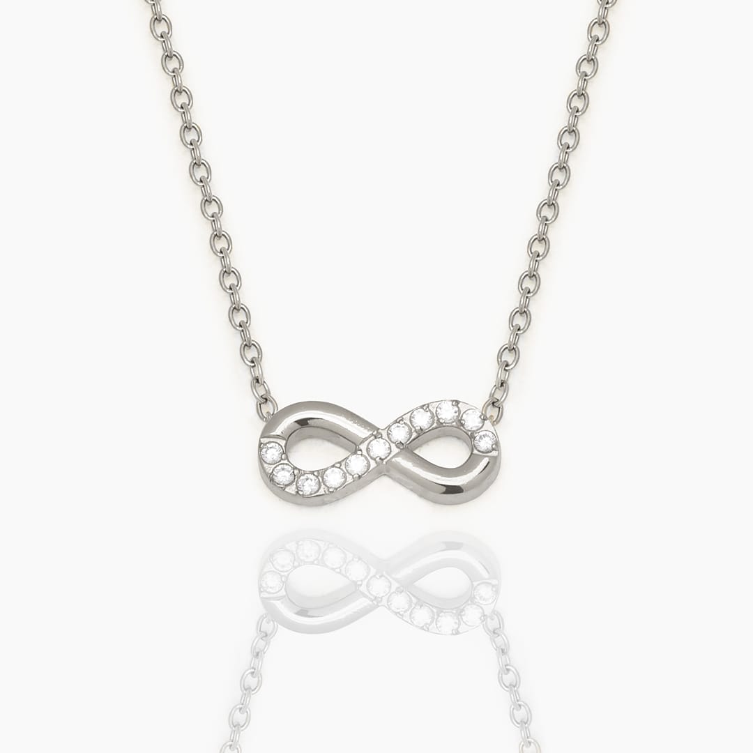 COLLAR INFINITO SILVER - WATERPROOF