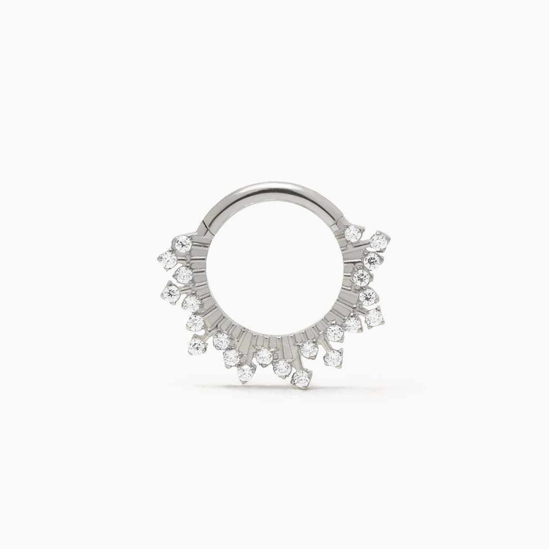 ISEL PIERCING TITANIO SILVER 8mm - WATERPROOF