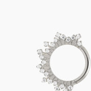 ISEL PIERCING TITANIO SILVER 8mm - WATERPROOF