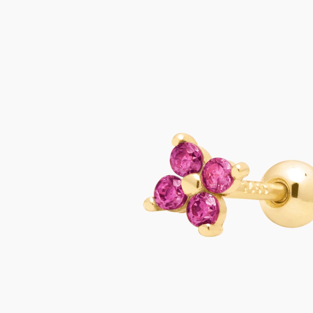 IVY PIERCING FUCSIA - PLATA 925