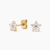 ARETES JAZMIN TITANIO GOLD -  WATERPROOF