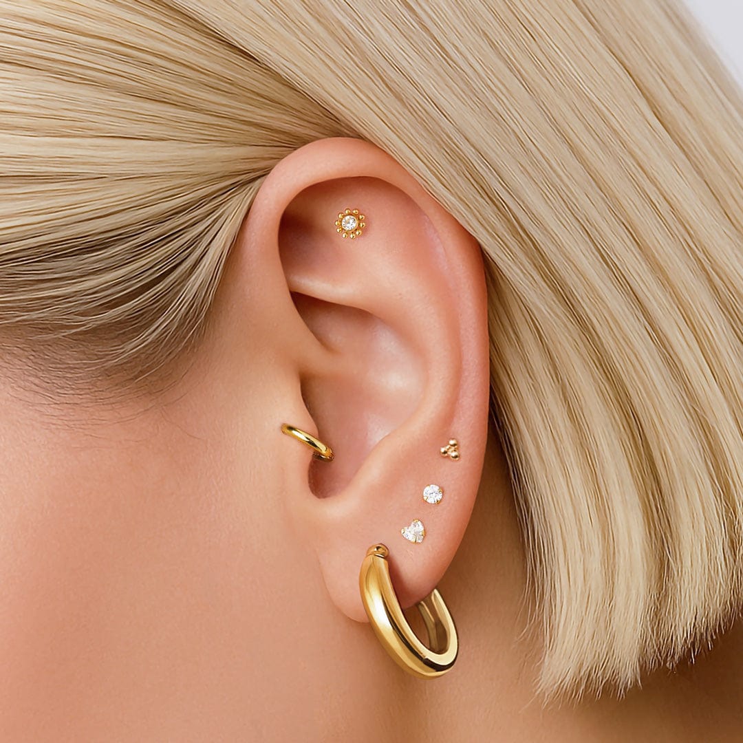 KIMI PIERCING TITANIO - GOLD - WATERPROOF