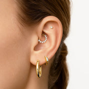 LAILA PIERCING TITANIO GOLD 10mm - WATERPROOF