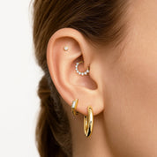 LAILA PIERCING TITANIO GOLD 8mm - WATERPROOF