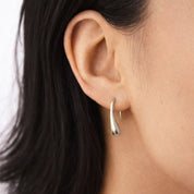 ARGOLLAS ARETES DANNA SILVER - WATERPROOF