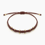 PULSERA LUCIANA MARRON