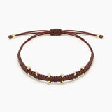 PULSERA LUCIANA MARRON