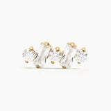 LYRIS WHITE PIERCING TITANIO - GOLD - WATERPROOF