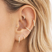 MADDI PIERCING TITANIO GOLD 12mm - WATERPROOF