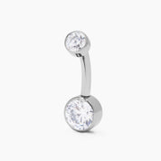 MAISSA PIERCING TITANIO SILVER - NAVEL 10MM WATERPROOF