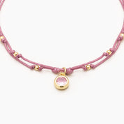 PULSERA MALVA ROSA