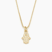 COLLAR HAMSA - MANO DE FATIMA