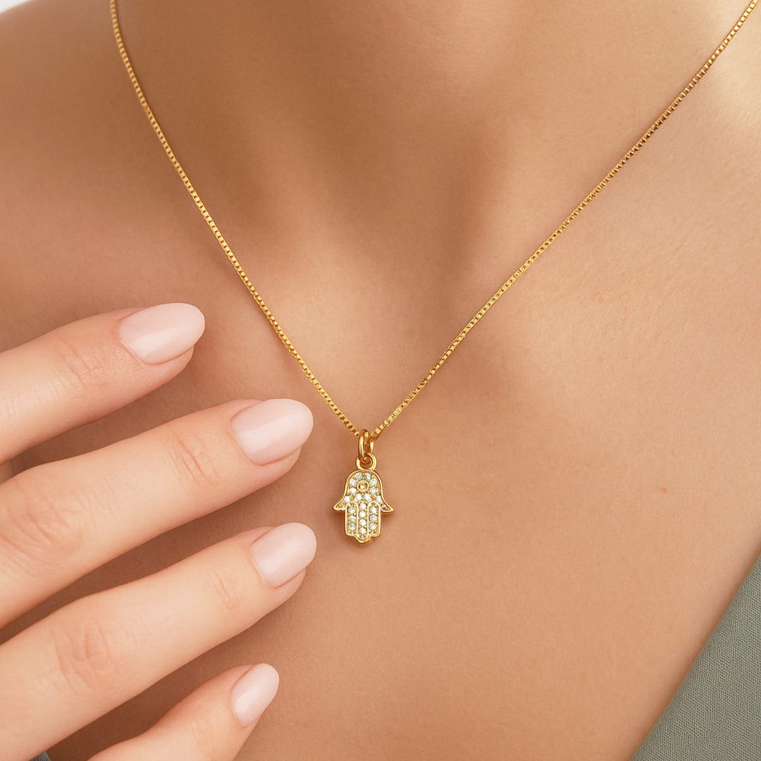 COLLAR HAMSA - MANO DE FATIMA