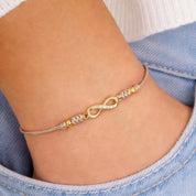 PULSERA HILO INFINITO - NUDE