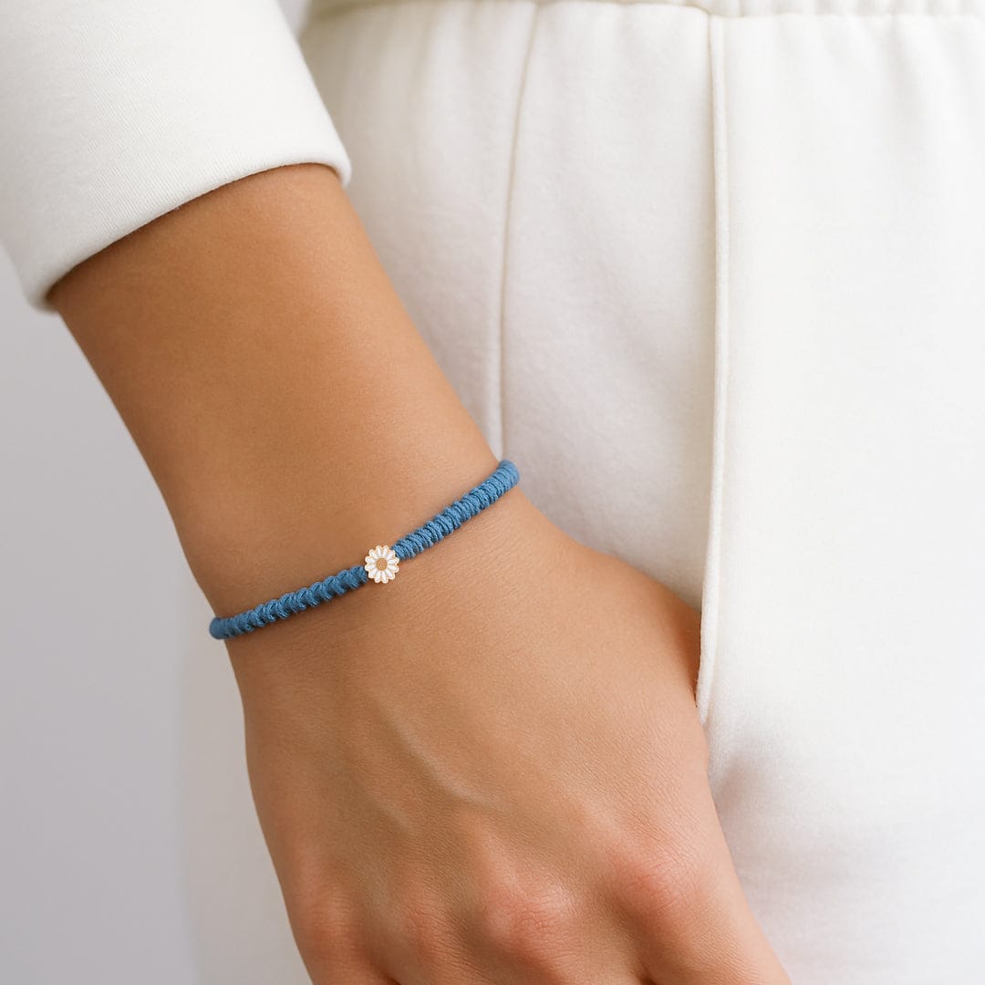 PULSERA MARGARITA - AZUL ACERO