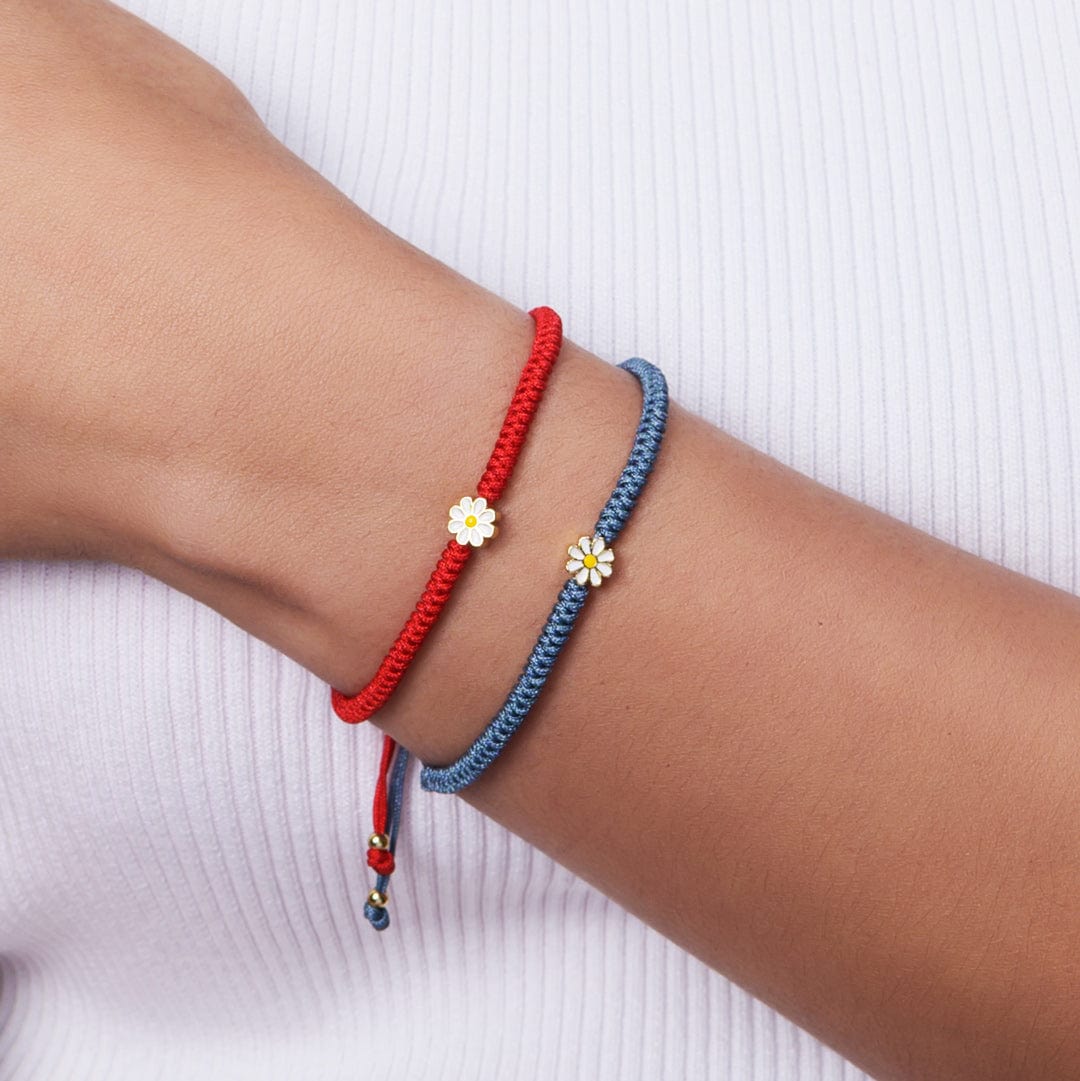 PULSERA MARGARITA - AZUL ACERO