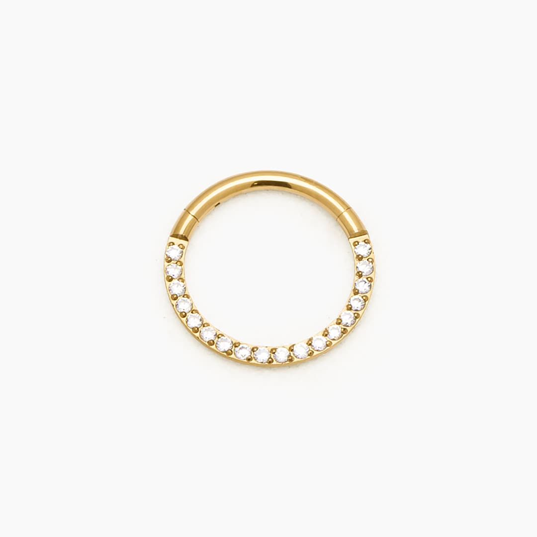 MIKA PIERCING TITANIO GOLD 10mm - WATERPROOF