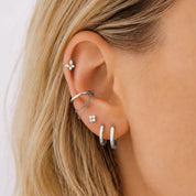BINDI PIERCING TITANIO - SILVER - WATERPROOF
