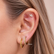 DEVIKA PIERCING TITANIO GOLD 10mm - WATERPROOF
