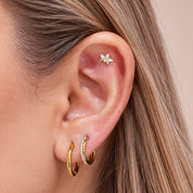 CORONA PIERCING TITANIO - GOLD - WATERPROOF