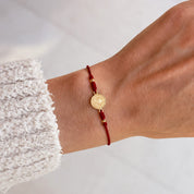 PULSERA HILO SAN BENITO BORGOÑA - WATERPROOF