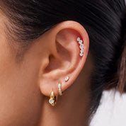 DAMLA PIERCING TITANIO - GOLD - WATERPROOF