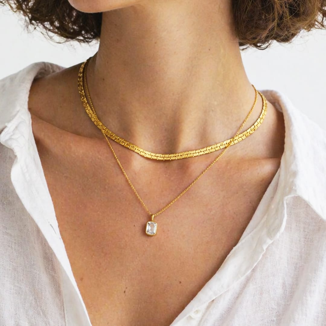COLLAR PRISMA WHITE - WATERPROOF