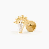 FRIDA PIERCING TITANIO - GOLD - WATERPROOF