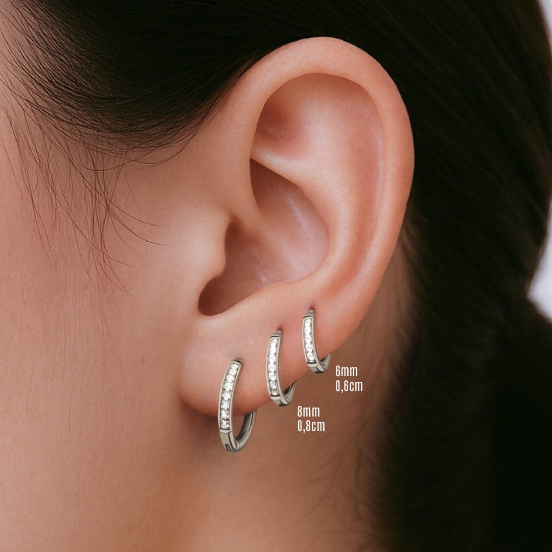 ARGOLLAS NICOLE SILVER - MINI - WATERPROOF