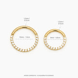 MIKA PIERCING TITANIO GOLD - WATERPROOF