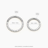 MIKA PIERCING TITANIO SILVER - WATERPROOF