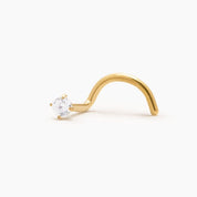 NOSTRIL NINA PIERCING TITANIO GOLD- WATERPROOF