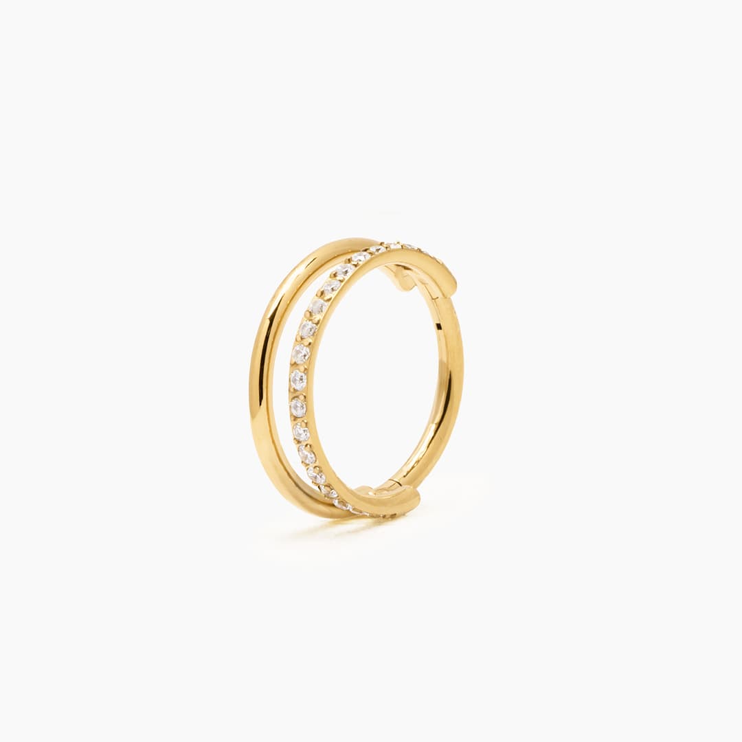 NOAH PIERCING TITANIO GOLD - WATERPROOF