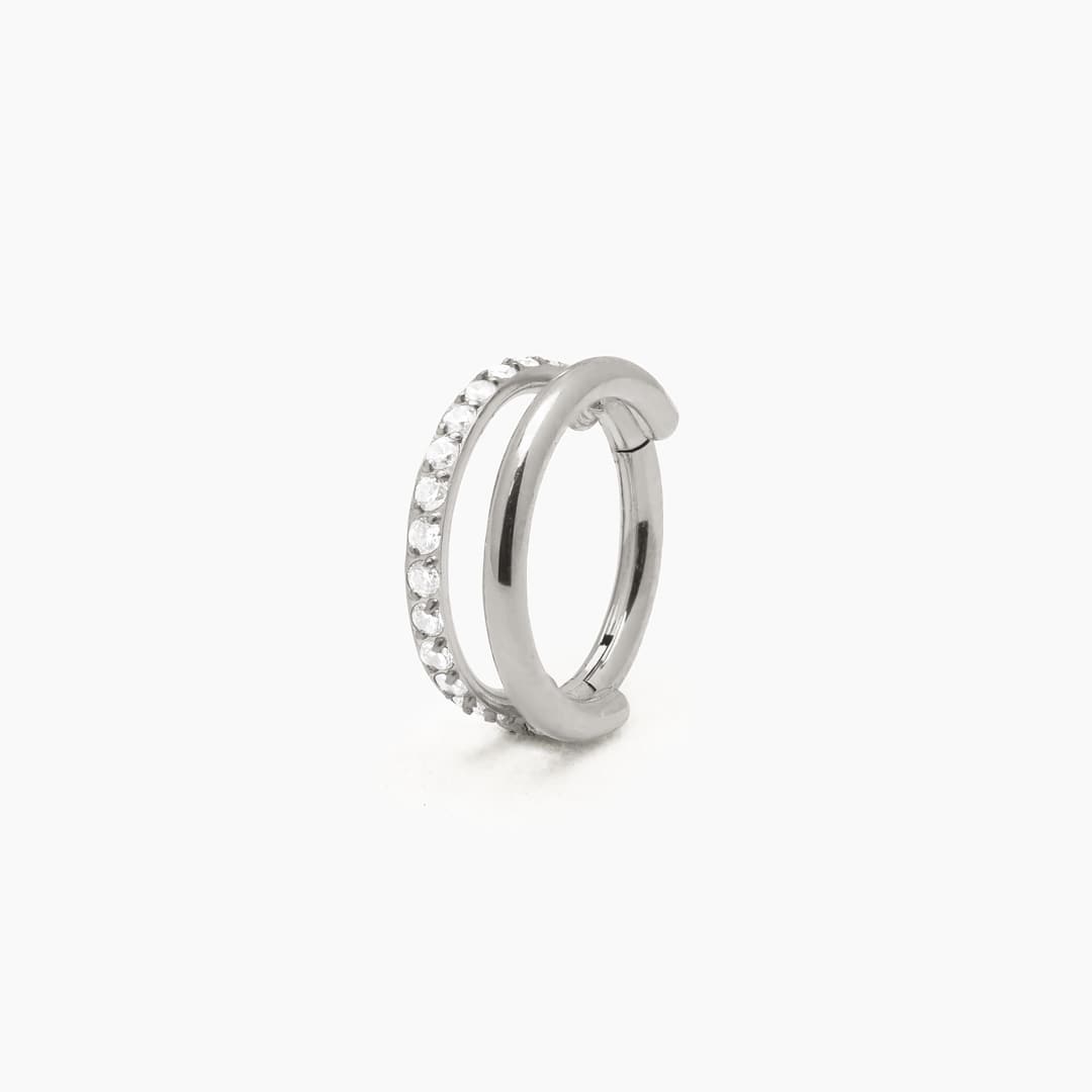 NOAH PIERCING TITANIO SILVER 8mm- WATERPROOF