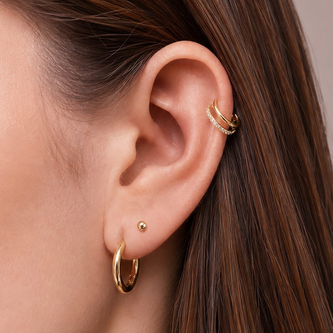 BALL PIERCING TITANIO GOLD 3mm - WATERPROOF
