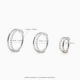 NOAH PIERCING TITANIO SILVER - WATERPROOF