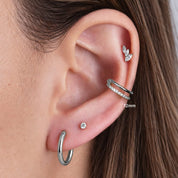 NOAH PIERCING TITANIO SILVER - WATERPROOF