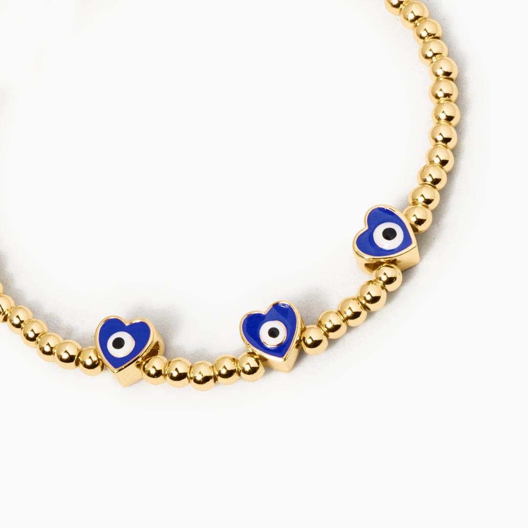 PULSERA CORAZON TURCO - BLUE