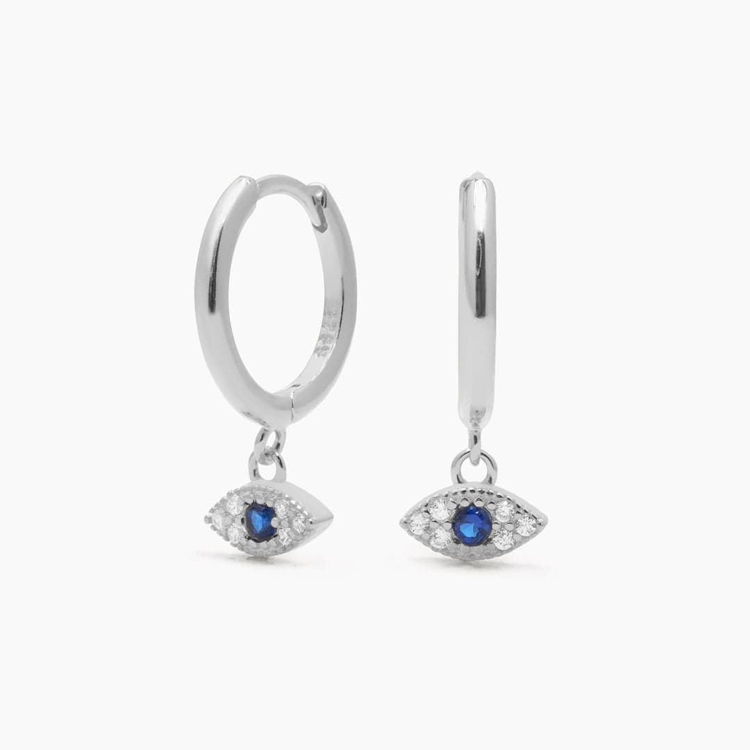 OJO TURCO HOOPS - SILVER